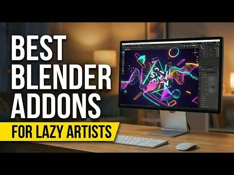 best blender addons for lazy artists