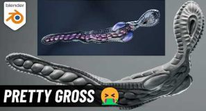 The Grossest Thing I’ve Made in Blender!