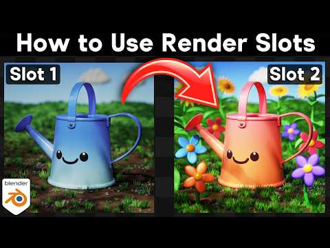 How to Use Render Slots in Blender