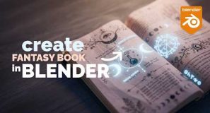 Blender Dark Fantasy Book Tutorial