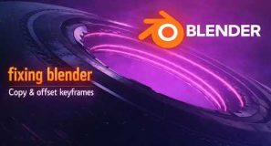 fixing blender one feature at a time   copy and offset keyframes