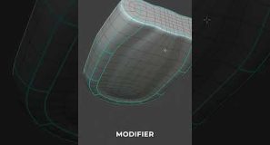 A tip for a non-distructive Hard Surface panel effect in Blender #b3d #blender3d