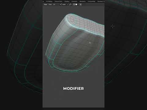 A tip for a non-distructive Hard Surface panel effect in Blender #b3d #blender3d
