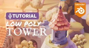 Blender Low Poly Tower Tutorial | Polygon Runway