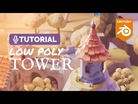 Blender Low Poly Tower Tutorial | Polygon Runway
