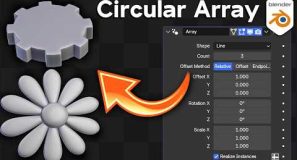How to Create a Circular Array in Blender