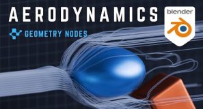 Blender Tutorial – Aerodynamic Simulation (Geometry Nodes)