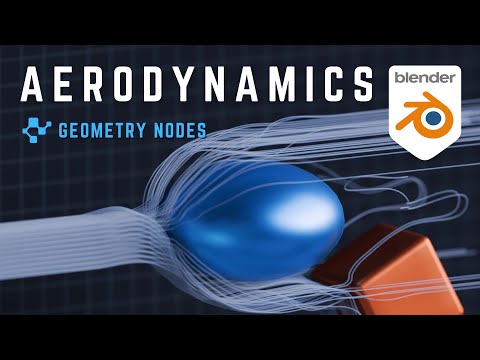 Blender Tutorial – Aerodynamic Simulation (Geometry Nodes)