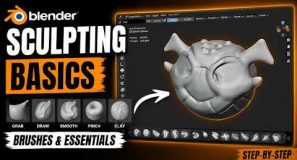Sculpting For Beginners | The Absolute Basics – Blender Tutorial