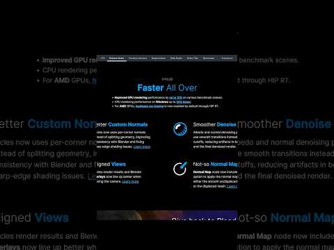 Cycles Improvements in Blender 5.1! #shorts