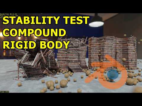 Slotted Compound Rigid Body Physics Very Stable Blender