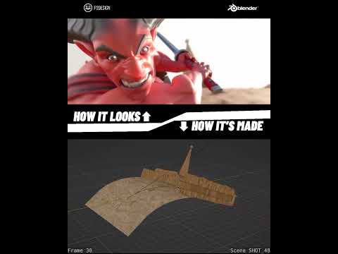 Fake speed in Blender