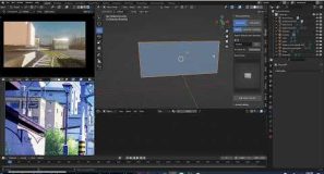 🔴 blender live  – making a cartoon japanese street made in blender