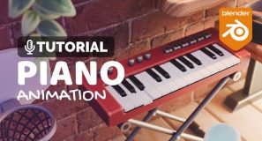 Blender Piano Animation Tutorial | Polygon Runway