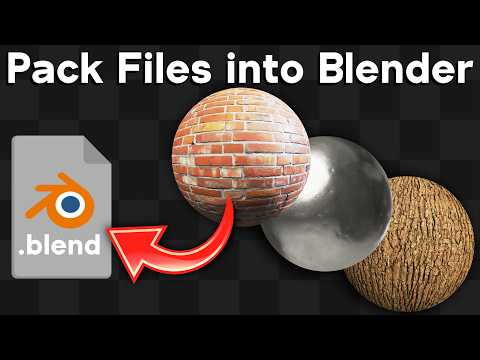 How to Pack Texture Data into Your Blender File