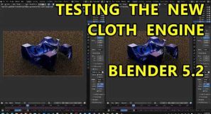 Testing The New Cloth Engine Blender