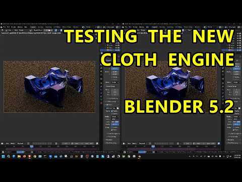 Testing The New Cloth Engine Blender
