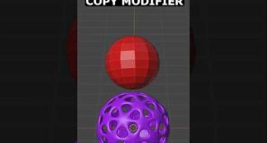 Copy Modifiers FAST in Blender #3d #blender #3dmodeling