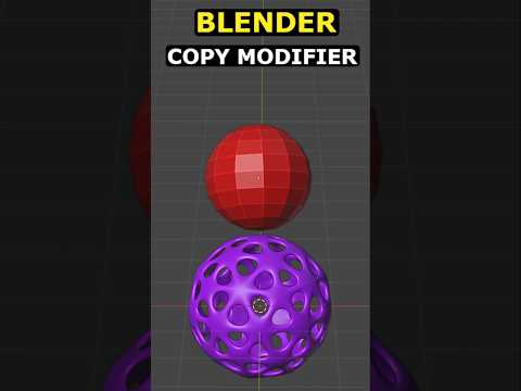 Copy Modifiers FAST in Blender #3d #blender #3dmodeling