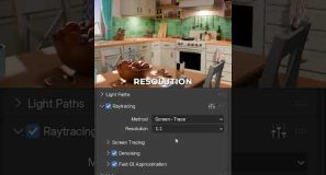 Some quick Blender Eevee settings to improve your render quality #b3d #blender3d
