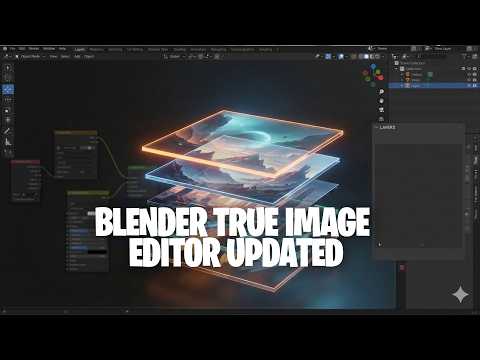 Blender True image editor update