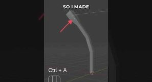 How to quickly create rigged limbs using the Skin Modifier in Blender #b3d #blender3d