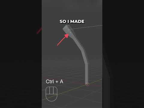 How to quickly create rigged limbs using the Skin Modifier in Blender #b3d #blender3d