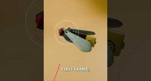 How you can animate a bug flying along a path in Blender #b3d #blender3d