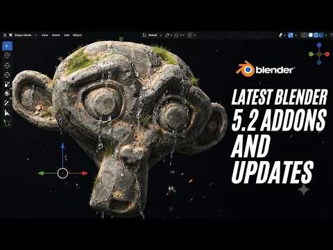 New blender 5.2 addons and updates