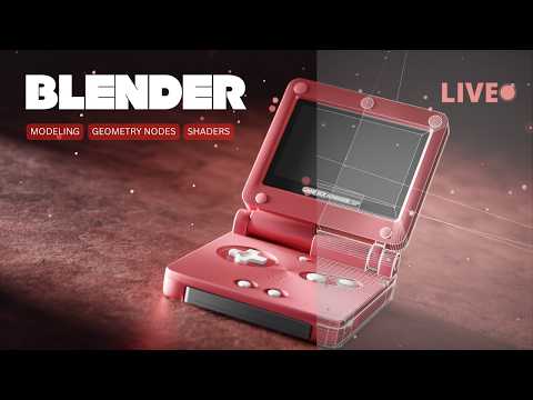 Blender 3D – Creating anything we want (LIVE).