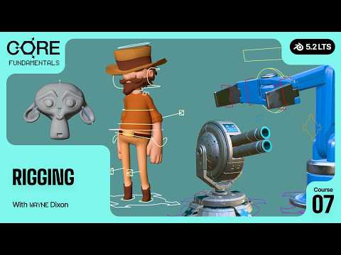 Rigging in Blender 5.2 LTS | CORE V2 Course Trailer