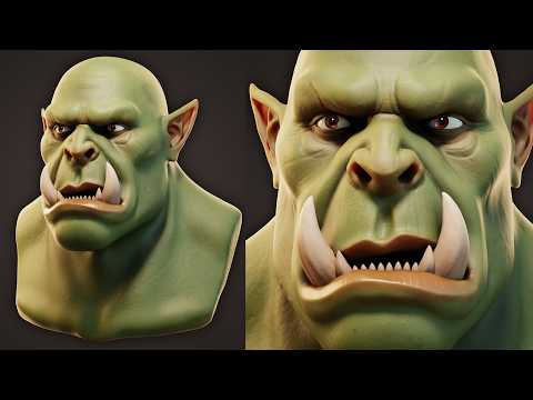 Orc Head Character Sculpt (Artwork Showcase)
