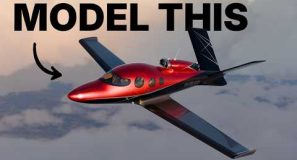 How to make a private jet in Blender