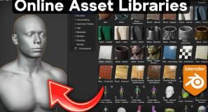 How to Use Online Asset Libraries in Blender 5.2