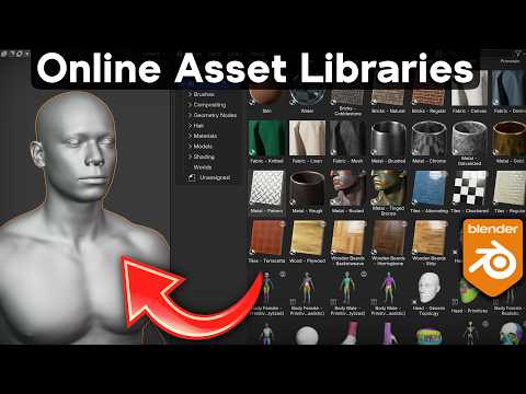 How to Use Online Asset Libraries in Blender 5.2