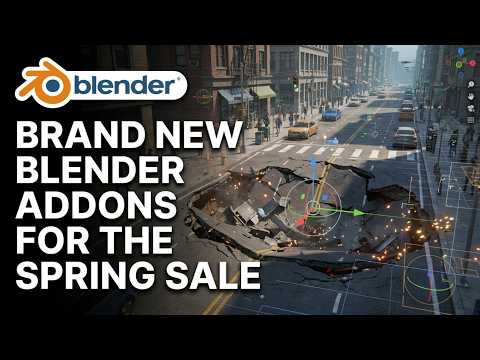 Brand New blender Addons ready for the spring discount
