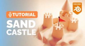 Blender 3D Sandcastle Tutorial 🏖️