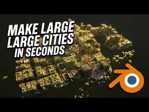 make cities in seconds all inside blender
