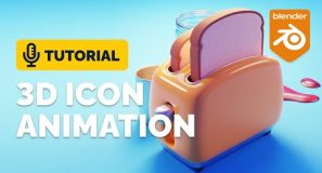 Blender Animated Food Icon Tutorial | Polygon Runway
